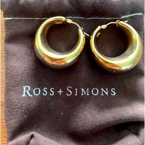 Ross Simons 14K hoop earrings